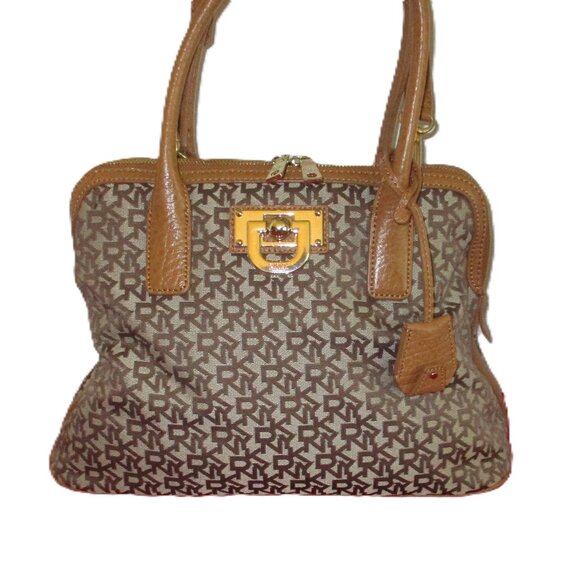 Dkny Handbags - DKNY Large Monogram Satchel